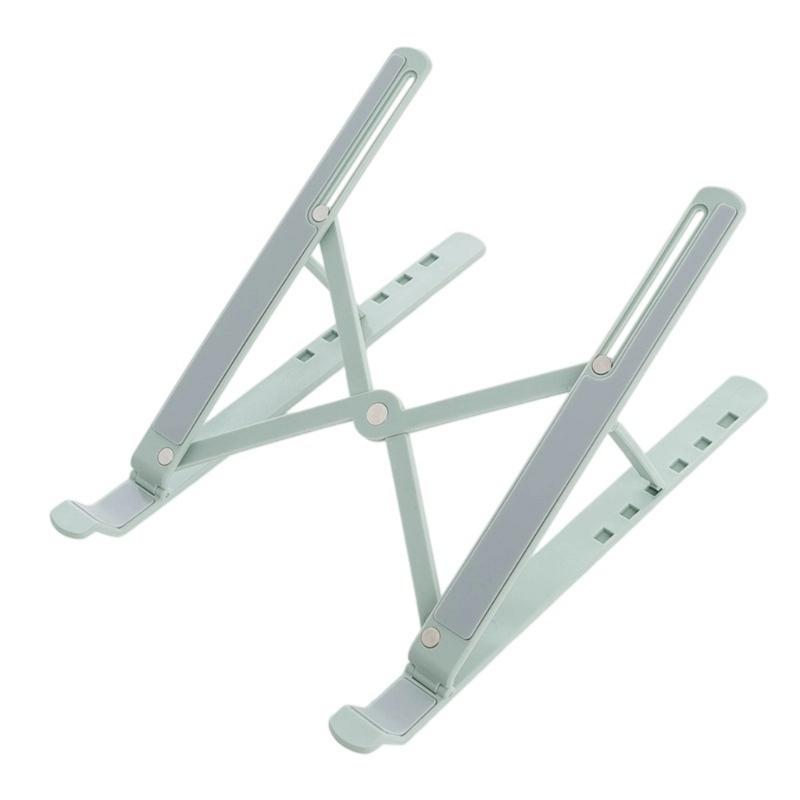 Ergonomischer faltbarer Laptop-Ständer Tragbarer Desktop-Ständer Verstellbar 6 Stufen Vertikal Platzsparendes Dock für Laptop Tablet