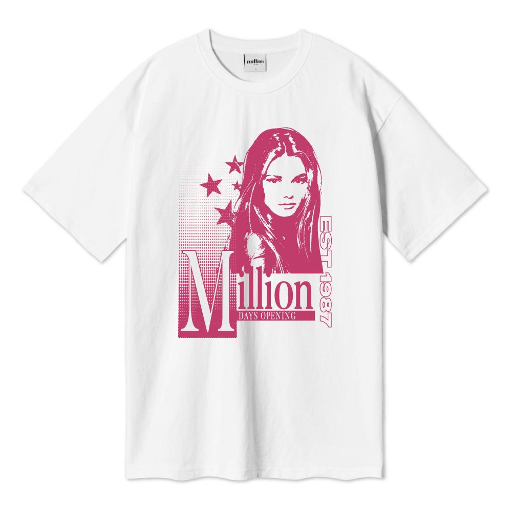 Million Day Million Girl Over T-Shirt Gray/2Xl