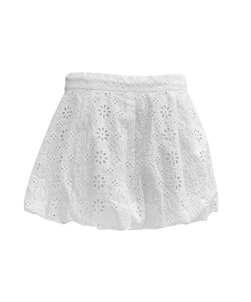 Tusyesongjeu Petal Lace Volume Skirt