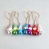 WTEMPO Christmas Bow Snowman Shaped Design Christmas Tree Bell Hanging Pendants Home Decor Ornaments Gift Boxes Decor Bells Wedding Birthday Party
