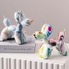 Individualistic Colorful Sculpture Animal Statuette Graffiti Home Living Room Desk Aesthetic Crafts Tv Cabinet Decor Ornament