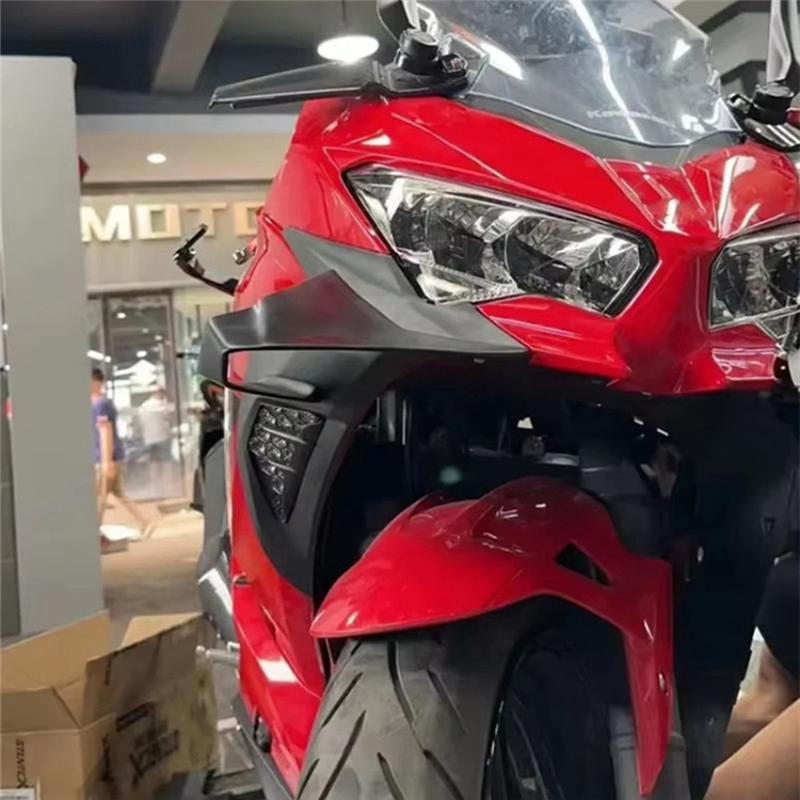 Motorcycle Aerodynamic Spoiler For KAWASAKI NINJA 400 2018- Motorcycle Fairing Winglets