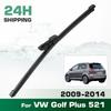 Heckscheibenwischerblätter, Premium-Ganzjahreswischerblätter Ersatz für VW Golf Plus 521 2009-2014, Naturkautschuk Bajonett, Einfach zu installieren 14″
