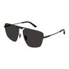 Balenciaga Letter Logo Irregular Shape Sunglasses Men sunglasses Black BB0246SA001