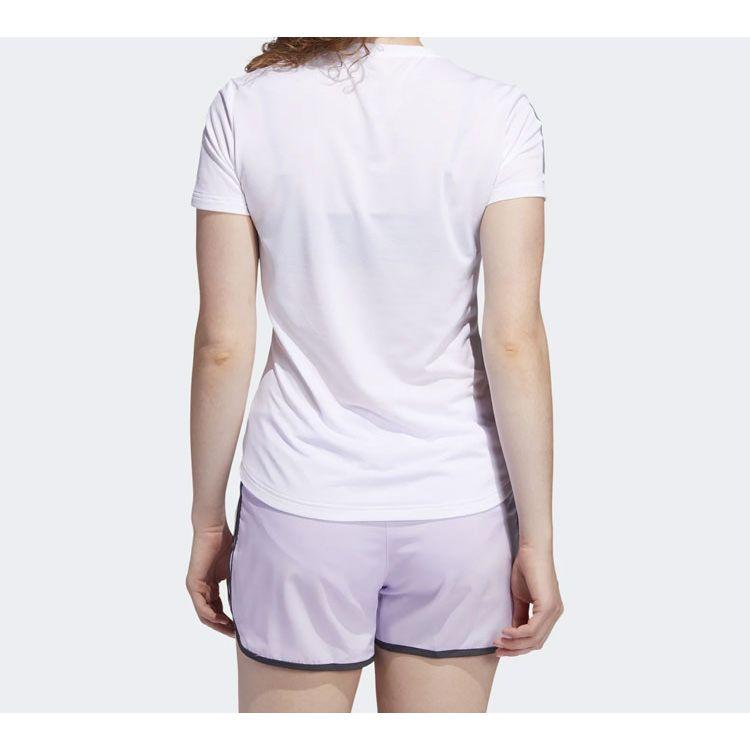 Adidas Own The Run Tee Running Sports Short Sleeve Women Tops White FM5812