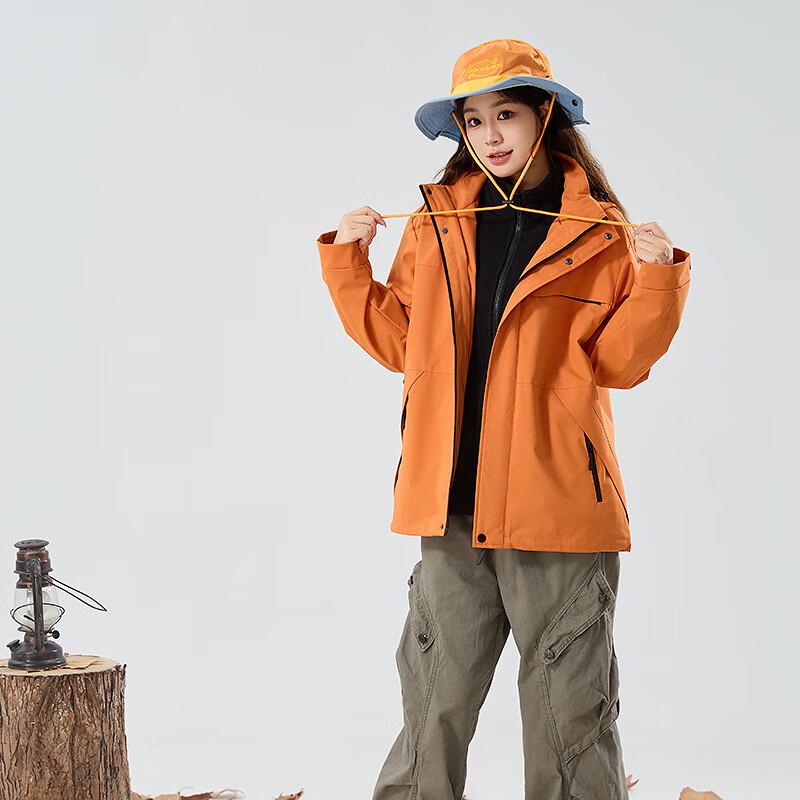 JOHLIN DREAM Women's 3-in-1 Fleece Lined Outdoor Jacket