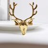 6 Pieces Hollow Out Deer for Head Napkin Rings Christmas Decoration Table Settin