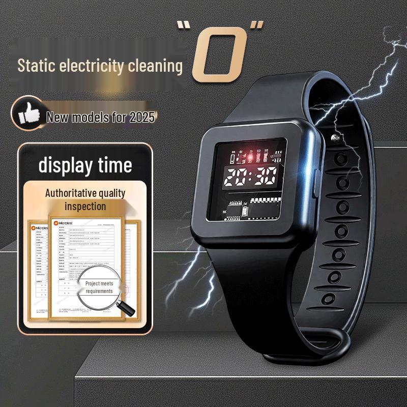 Andatong Anti-Static Bracelet with Time Display