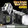 Ultra Portable COB Work Light Magnetic Attachment 45g Weight Dual Head Flexible Lamp USB C Charging 5 Modes Waterproof Outdoor
