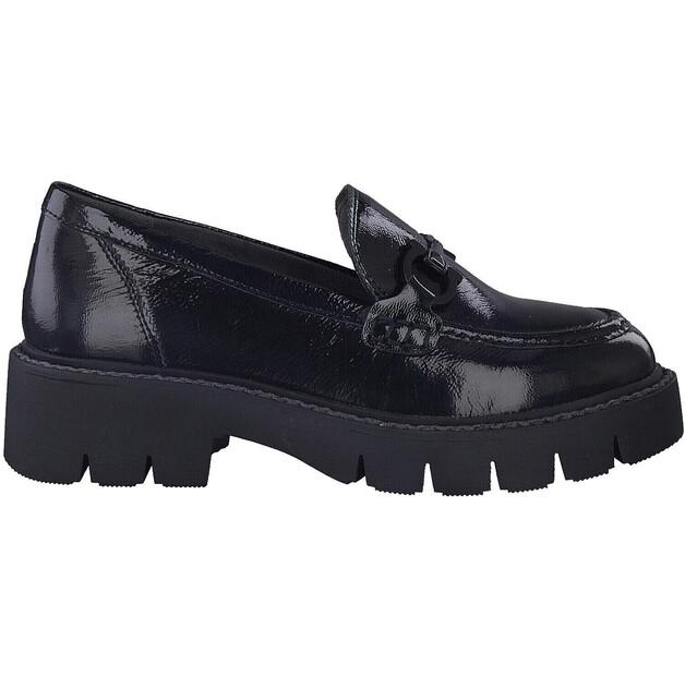 Women's Caprice Mokassins Black Slip-ons 9-24708-41-017