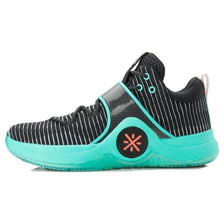 

Li Ning WOW 6 Slip Resistant Abrasion Resistant Low top Basketball Shoes Men s Green Black ABAM089-84 46