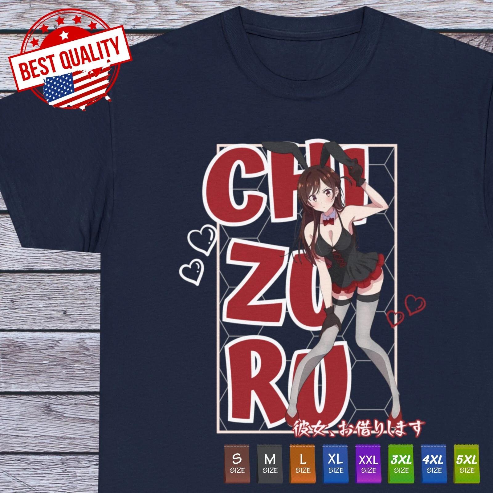 Waifu Chizuru T Shirt Ecchi Rent A Girlfriend Anime Clothing Manga Japan Tee S