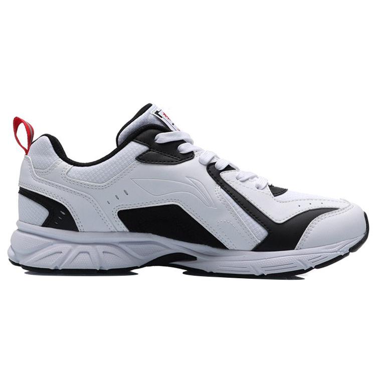 New LINING Running Shoes Men's Low top Black/White/Red ARHR199-2