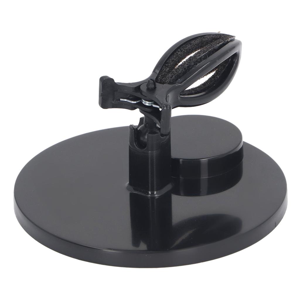 Nail Polish Bottle Holder Strong Hold Adjustable Clamp Anti Spill Fingernail Polish Holder for Manicures Nail Art Black