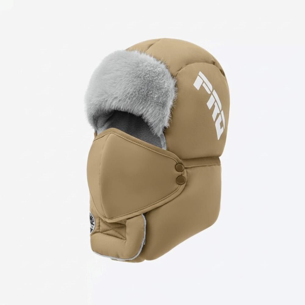 Cold-proof Plush Thermal Trapper Hat Cold Protection Windproof Beanies Head Cover  Winter Warm