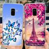 For Samsung Galaxy A8 Plus 2018 Case SM-A730F Luxury Painted Cover Soft Silicone Phone Case For Samsung A8 2018 A530F A8+ Bumper