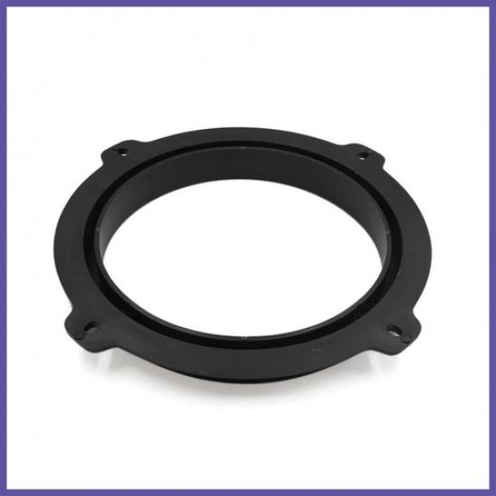 2pcs Black 6.5" Car Speaker Mounting Spacer Adaptors Rings for Hyundai IX35 2012