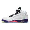 Air Jordan 5 Retro Alternate Bel-Air Unisex Sneakers White Court-Purple Racer-Pink DB3335-100