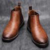 40~46 Men Chelsea Boots Brand Retro Comfortable 2024 Fashion Men Boots #KD5241