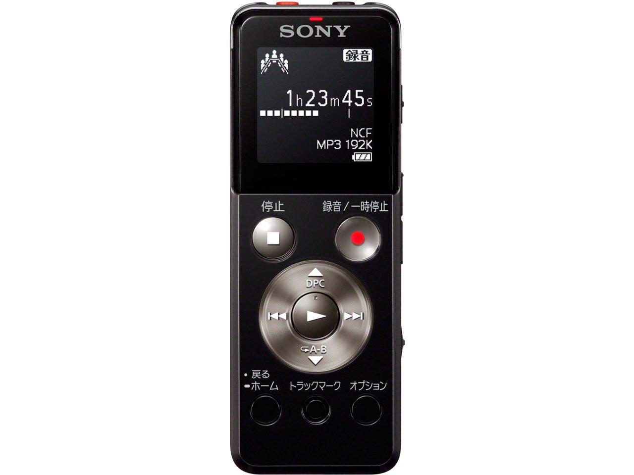 

SONY Stereo IC Recorder with FM Tuner, 8GB, Black, ICD-UX544F/B чёрный