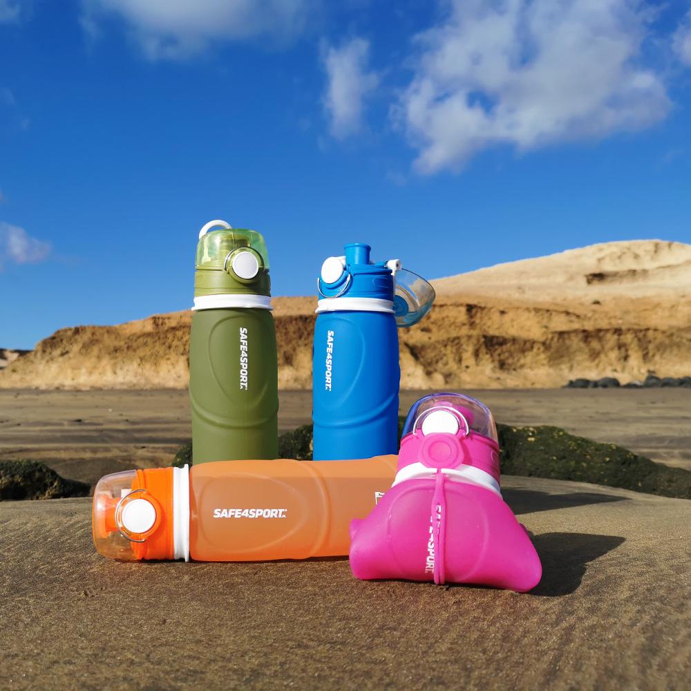 Large Foldable Silicone Water Bottle 750 Ml