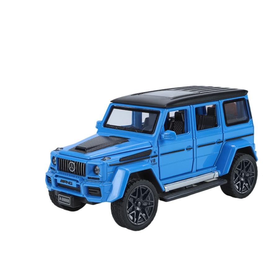 1/32 Alloy Benz G63 Model Car, Simulated Sound and Light, Strong Return Force, Simulated Large Skylight, Christmas/birthday Gift
