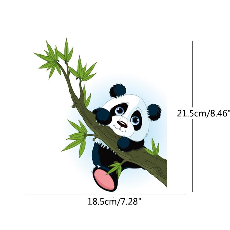 Funny for Giant Panda Panda Print Stickers Personalized Design Car Door Window Exterior Body Decorative Stickers for Adu