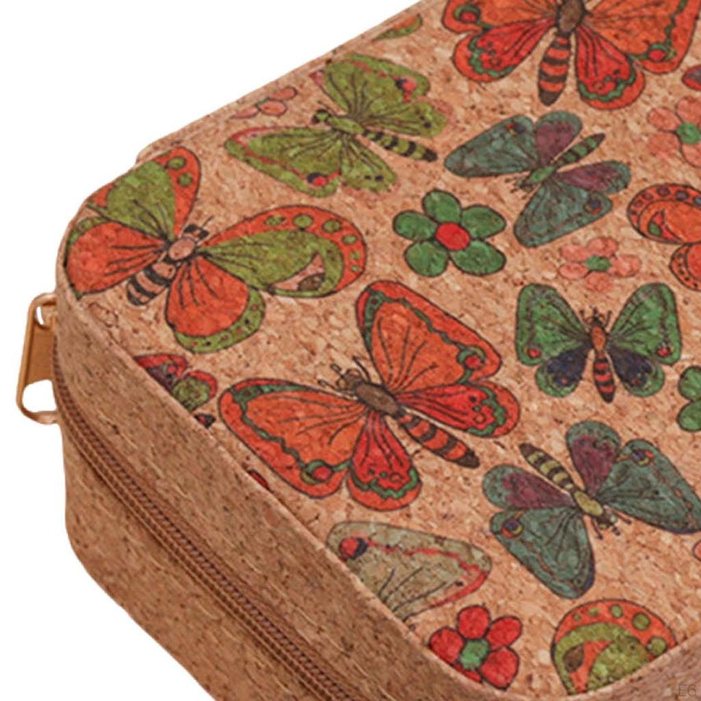 Travel Jewelry Box Compact Collectible Mini Trinket Holder Storage Case for Earrings