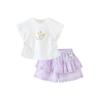 Minibala Girls' Quick-Dry Summer Set