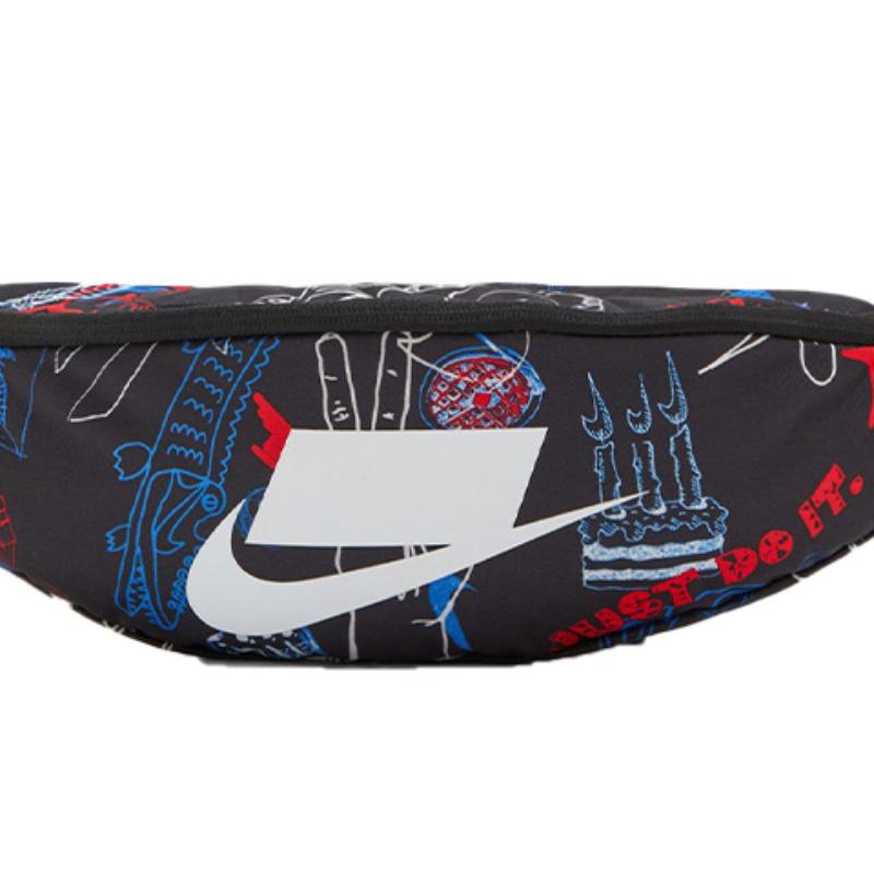 Nike Fabric Crossbody Fanny Pack Regular Unisex Black Casual CQ6299-010