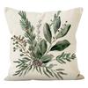 Botanical Art Print Home Decor Pillowcase Bedroom Living Room Sofa Decoration Polyester Cushion Cover With Zipper
