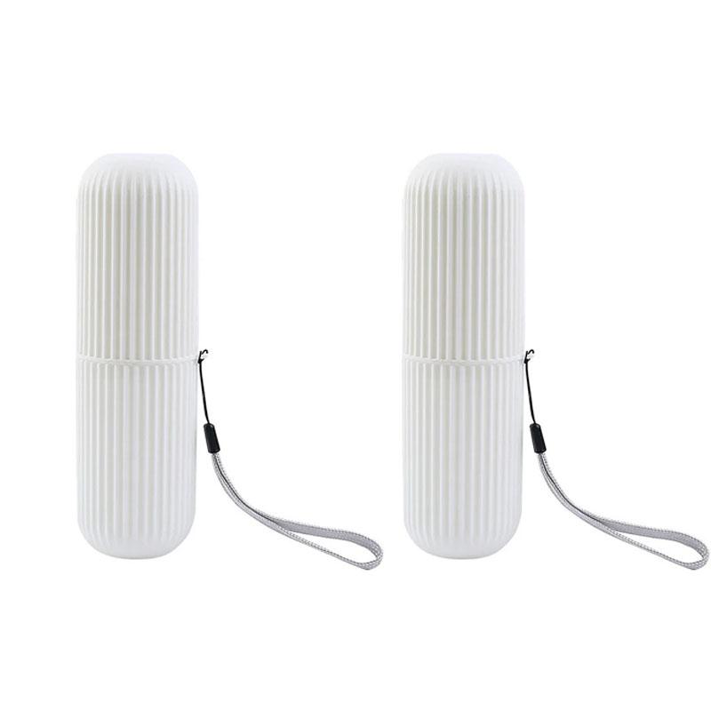 Portable Toothpaste Toothbrush Protect Holder Case Travel Camping Storage Box Organizer Travel Toiletries Storage Cup New Creat