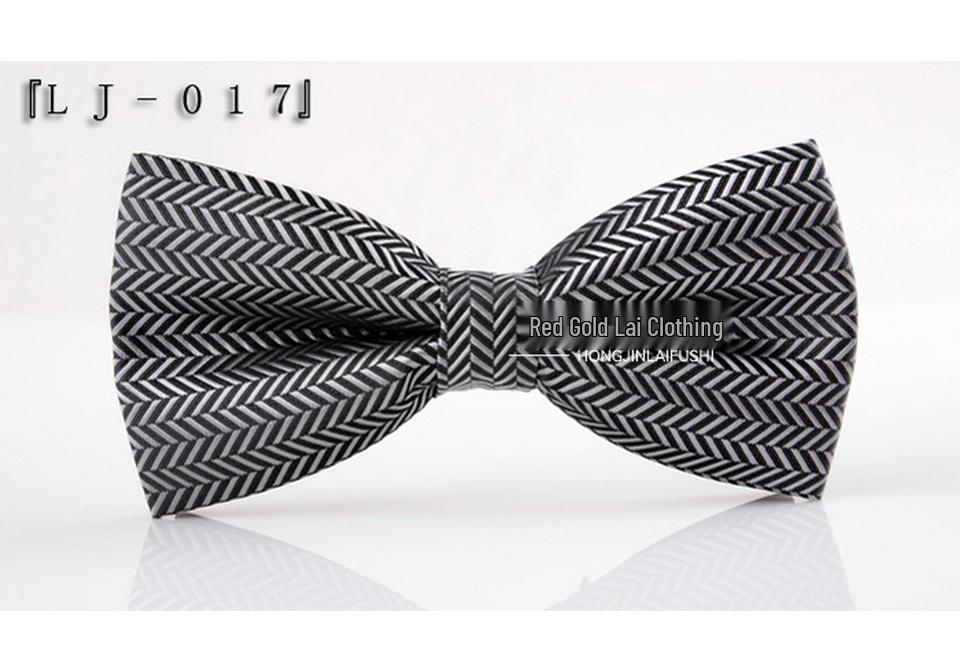 Korean Style Double Layer Polyester Bow Tie for Men & Women – Ideal for Weddings & Formal Events