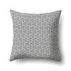 Gray Nordic Retro Ins Light Luxury Polyester Pillowcase Car Decoration Home Printed Waist Rest Pillowcase