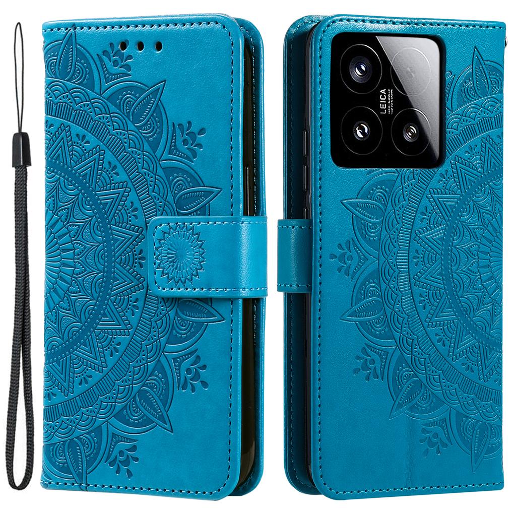 For Xiaomi 15 Case Imprinted Totem PU Leather Wallet Stand Phone Cover