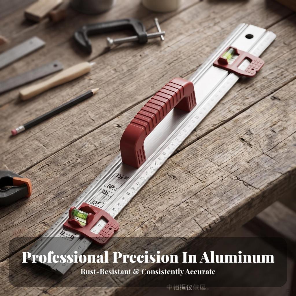 Picture Hanging Balance Ruler with Level | Printed Measurement measurements Aluminum Alloy Body,