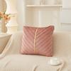 Elegant Sofa Pillowcase Party Atmosphere Pillow Cover Velvet Pillow Cover  for Room Sofa Decor Soft Solid Dyed for Bed