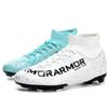 Fußballschuhe 31-48 Unisex Fußballschuhe Hohe Qualität Große Größe Leder Hochelastische Sockenöffnung Kunstrasen Stollen Fußball Trainingsschuhe