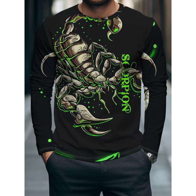 Men's Long Sleeve T-Shirt Casual Fashion