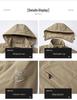 Men's Fleece-Lined Thick Jacket: Autumn/Winter Warm, Plus Size, Windproof & Waterproof Outdoor Coat.