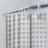 Bathroom Shower Curtain Waterproof Vintage Floral Pattern Fabric Decor Set Washable Liner