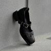 Fashion Niche Square Head Shallow Mouth Single Shoes Female Summer 2024 New Thick Heel Small Leather Shoes Platform Sandals