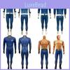 Cosplay Fantastic Four Costume Extravaganza Party Performance Halloween Outfit