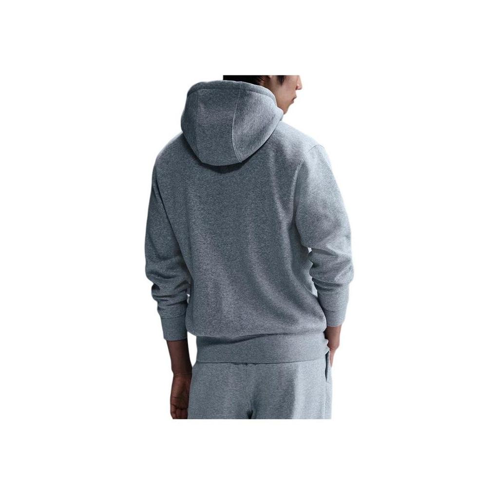 Nike Sportswear Club Fleece Full-Zip Hooded Jacket Men's Dark Grey Heather FN3862-063