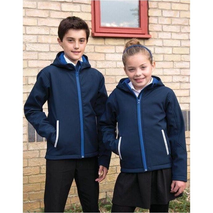 Result Core Kids Unisex Junior Hooded Softshell Jacket