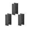 Yamazaki Plasterboard TweezersWood Screws Included Wall Hook Set 3 Compatible Walls Black W2.4D3H6.5cm (per Piece) Tower Hanger Concealed Holes 1689