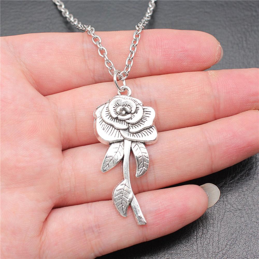 Flower Of Life 45cm Or 70cm Long Chain Necklace Women Jewelry New Year's Day Bohemian Cheapest Items