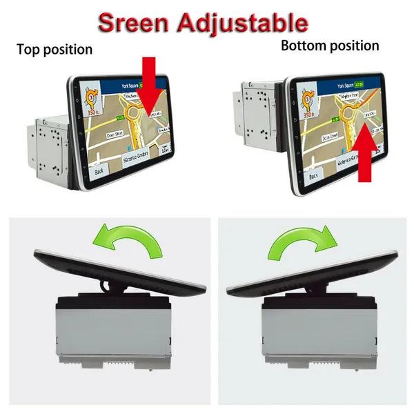 Universal Android 10.1 2Din Car Stereo Autoradio Car Doble Din BT FM Android Radio GPS Navi WiFi Touch Screen Multimedia 10.1" Touch Head Unit in-Dash