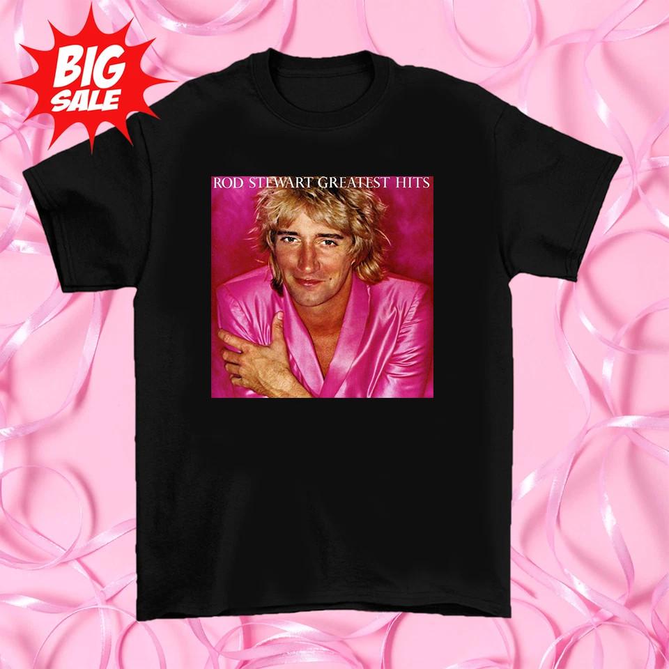 

ROD STEWART - Greatest Hits Black Cotton Full Size S-5XL Unisex T-Shirt XL
