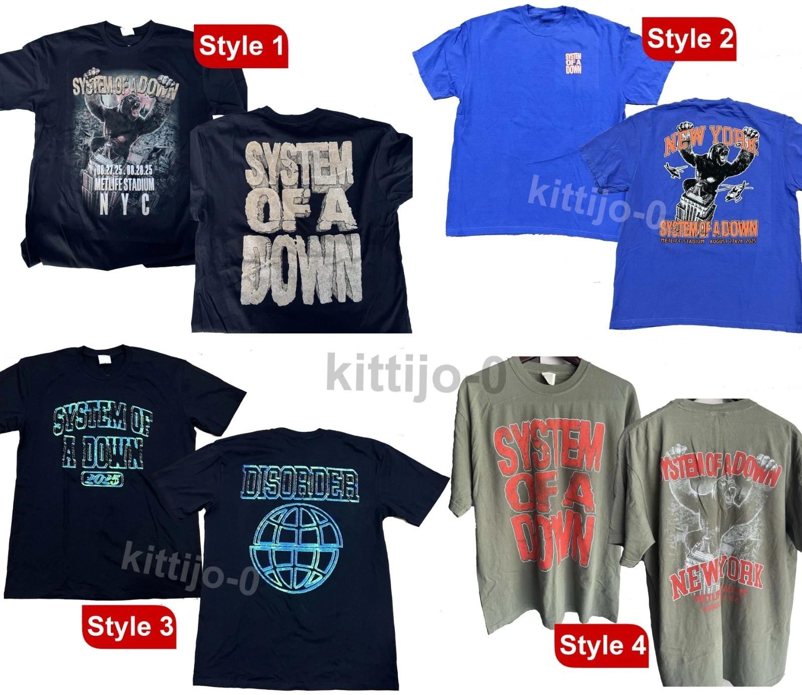 SALE!! 2026 System Of A Down Tour MetLife NYC NJ Merch Reprint Tee All Size S-5X S